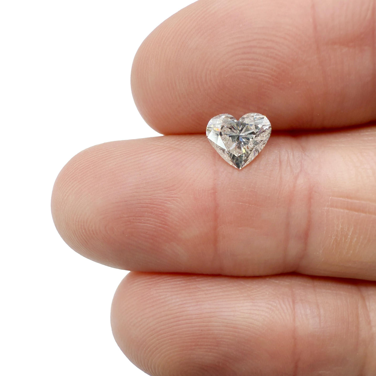 1.20ct | G/SI2 Heart Shape Brilliant Cut Diamond (GIA) - Modern Rustic Diamond