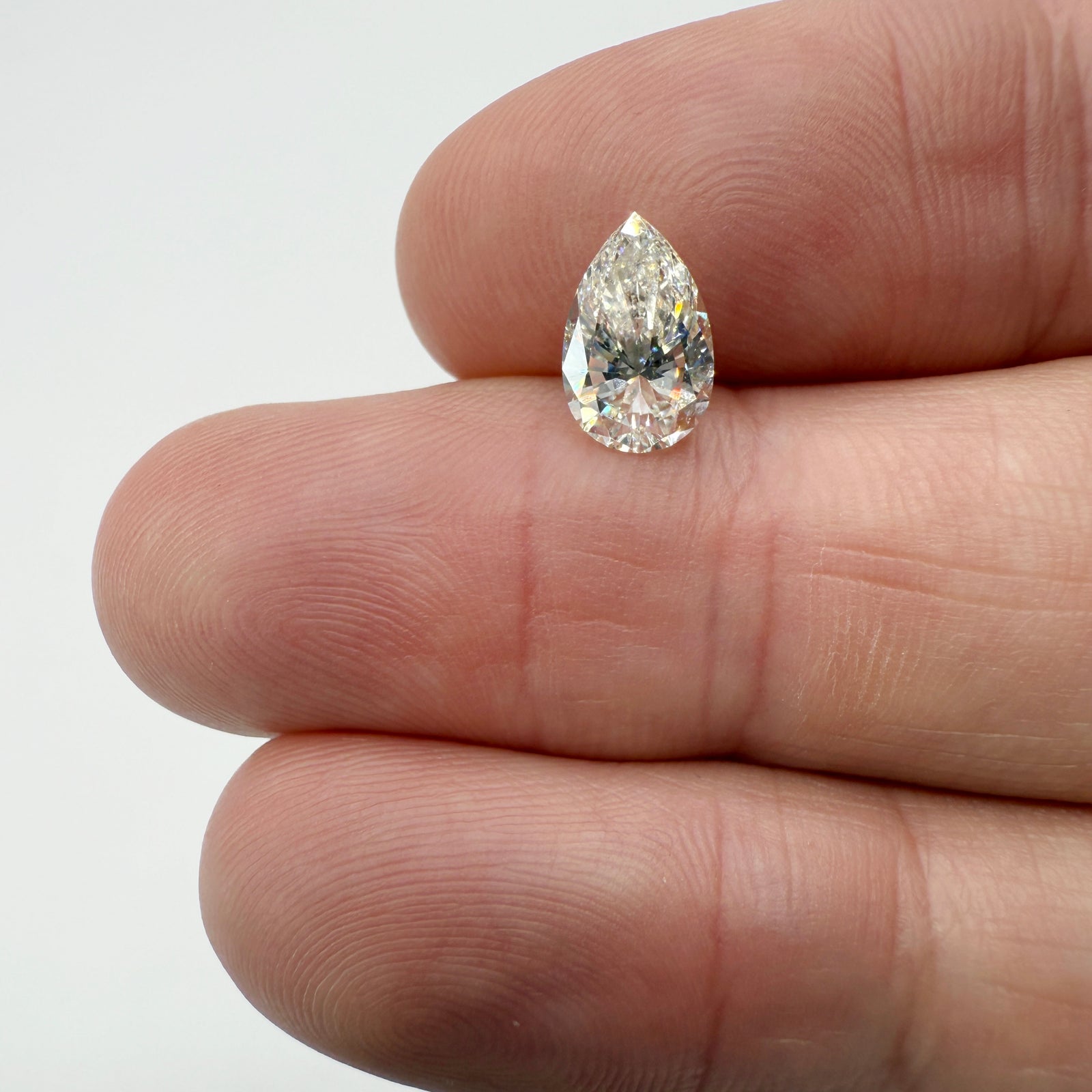 1.71ct | K/VS1 Pear Shape Brilliant Cut Diamond (GIA) - Modern Rustic Diamond