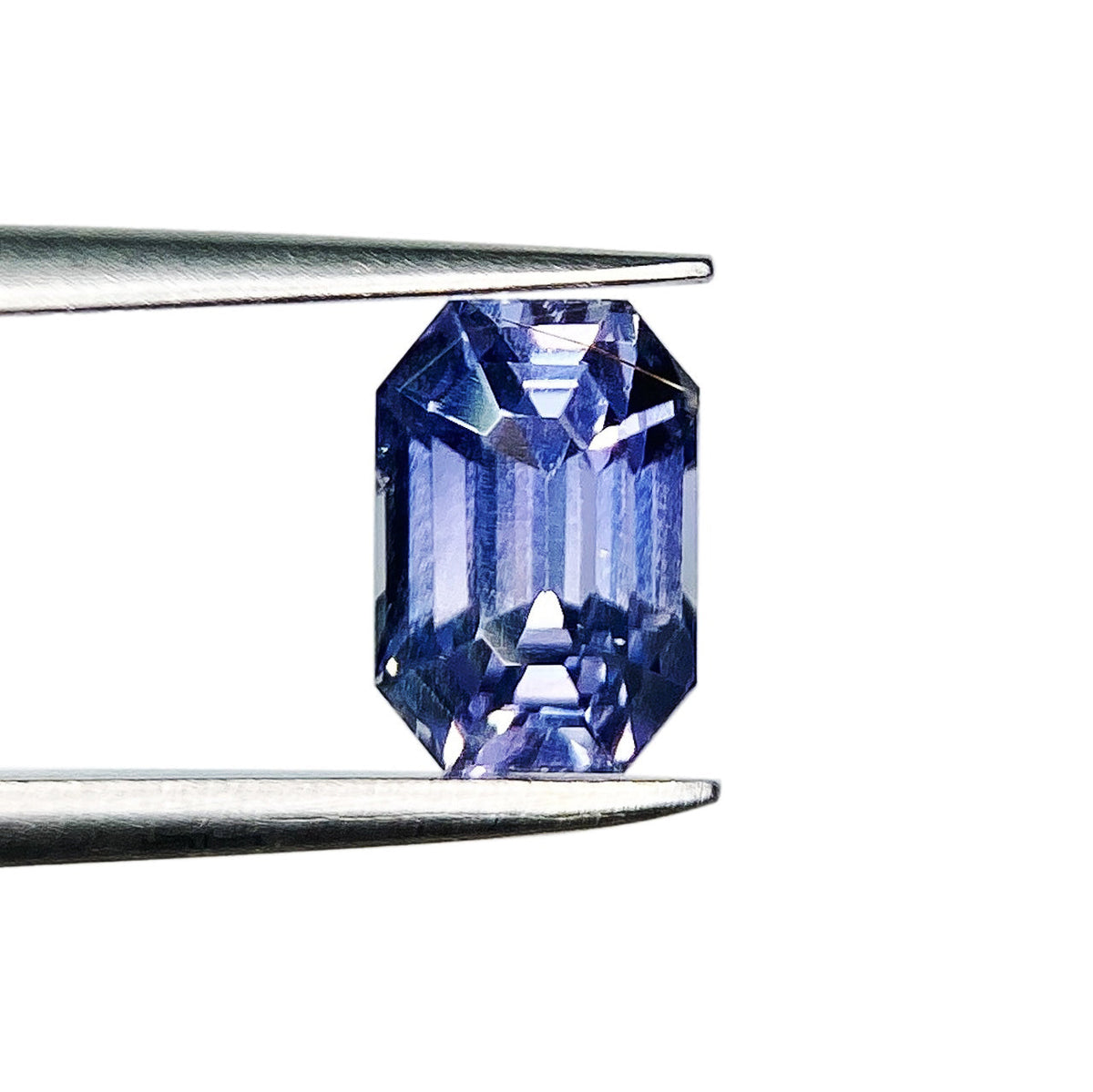 1.64ct | Emerald Cut Blue Sapphire-Modern Rustic Diamond