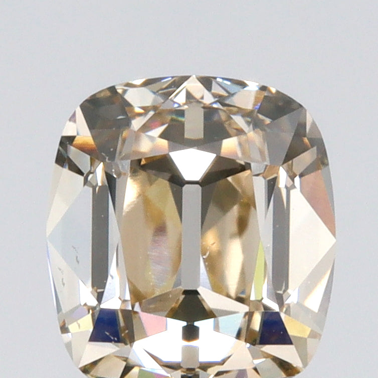 1.51ct | Q-R/SI1 Cushion Shape Old Mine Cut Diamond (GIA) - Modern Rustic Diamond