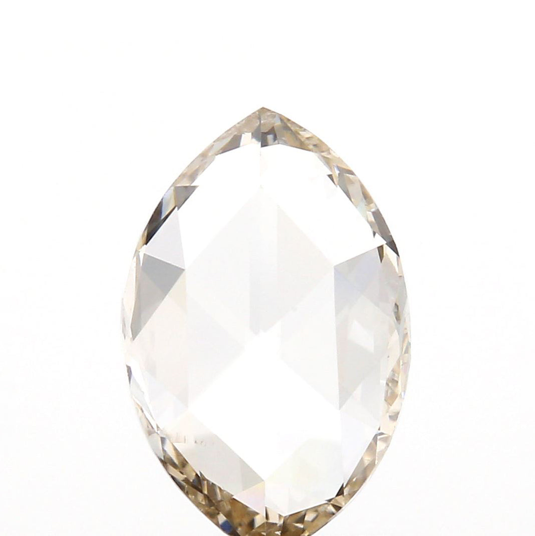 1.09ct | Champagne VS Marquise Shape Rose Cut Diamond - Modern Rustic Diamond