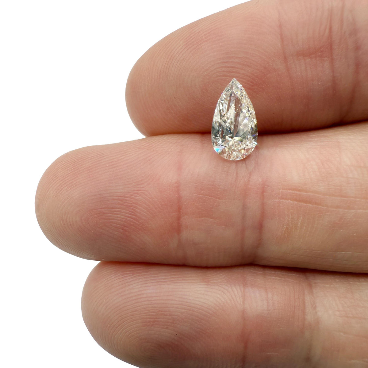1.30ct | I/VS2 Pear Shape Brilliant Cut Diamond (GIA) - Modern Rustic Diamond