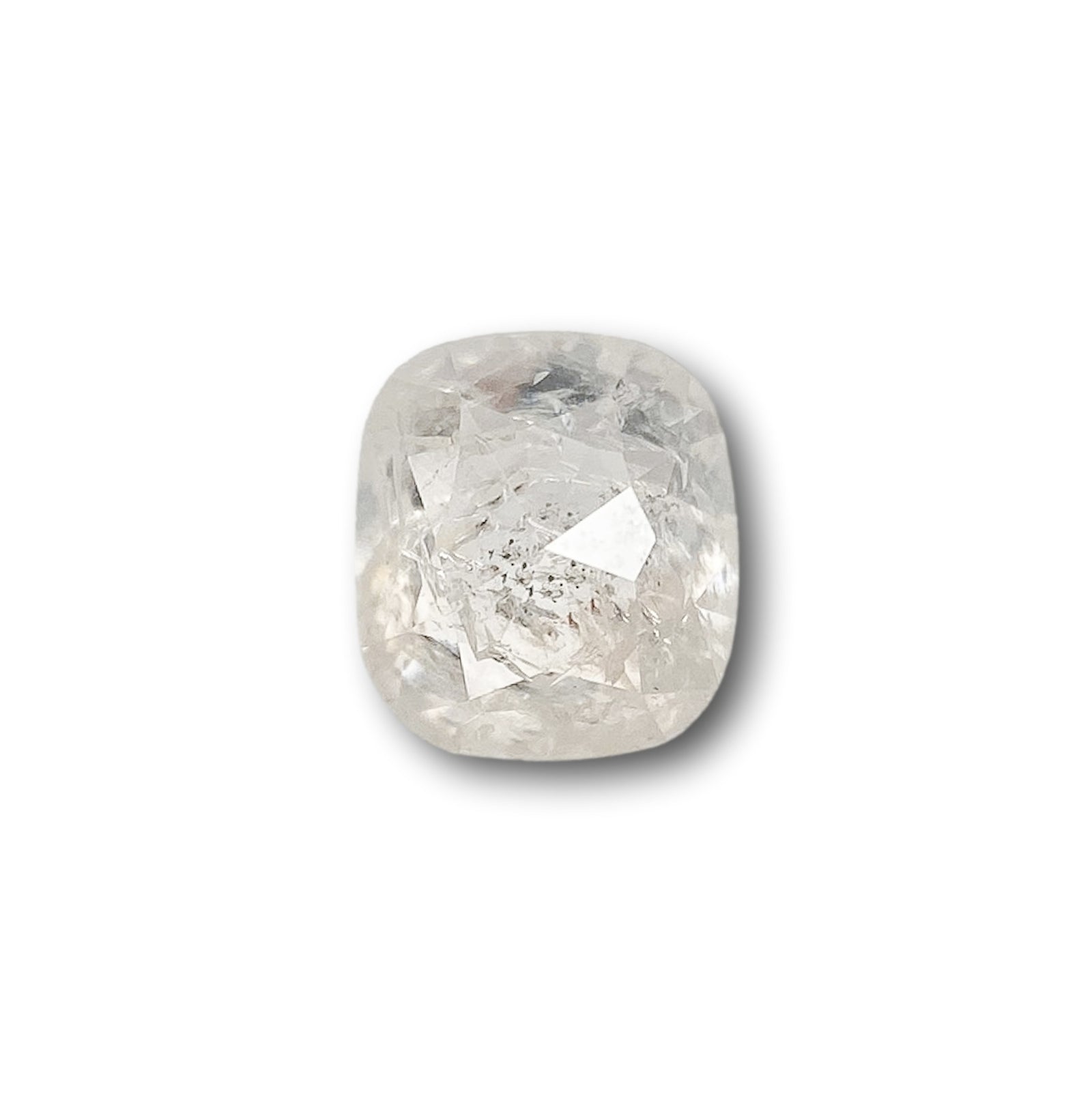0.79ct | Rustic  Cushion Shape Rose Cut Diamond - Modern Rustic Diamond