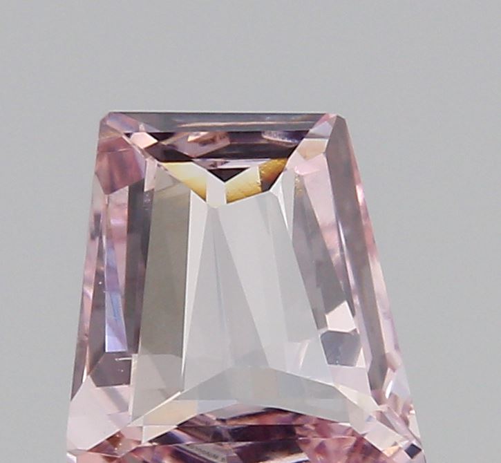 0.47ct | Fancy Pink/VVS1 Trapezoid Shape Brilliant Cut Diamond (GIA) - Modern Rustic Diamond
