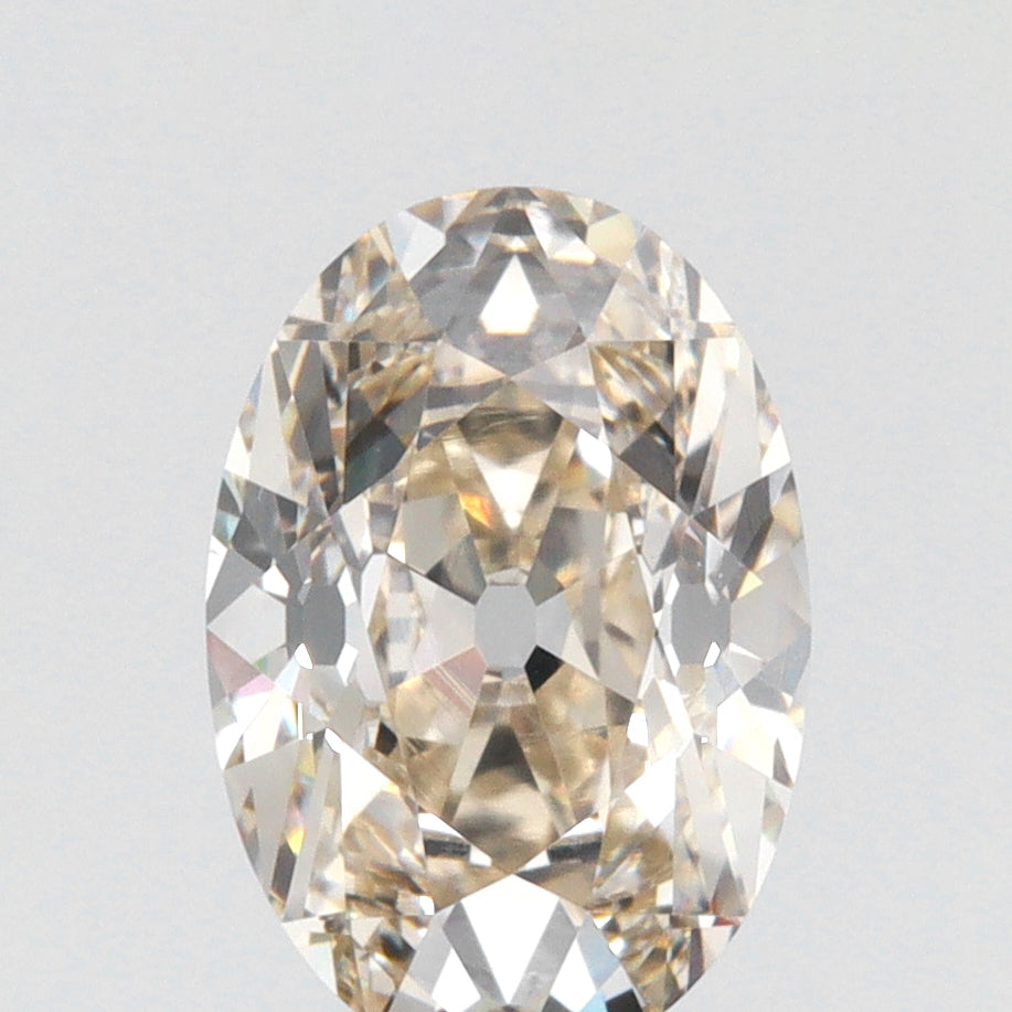 1.50ct | L/VS2 Oval Shape Old Mine Cut Diamond (GIA) - Modern Rustic Diamond