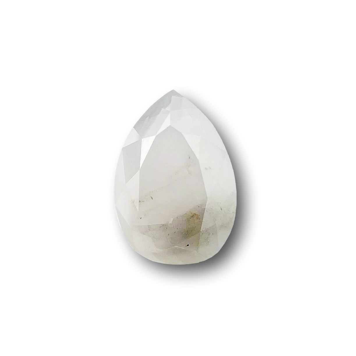 1.25ct | Salt & Pepper Pear Shape Brilliant Cut Diamond - Modern Rustic Diamond
