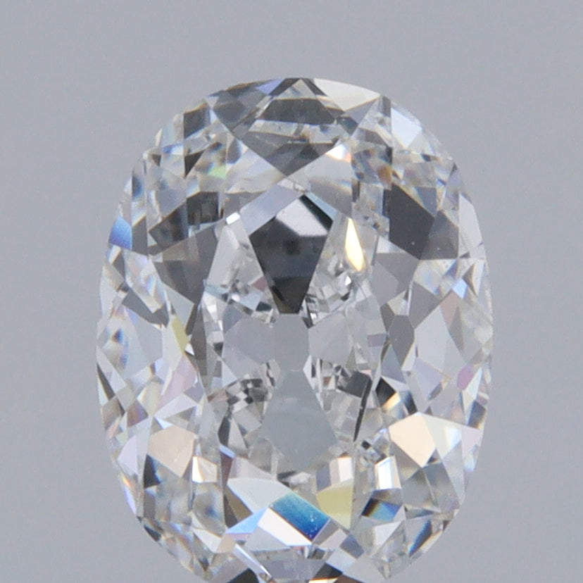 0.45ct | E/VS1 Oval Shape Old Mine Cut Diamond - Modern Rustic Diamond