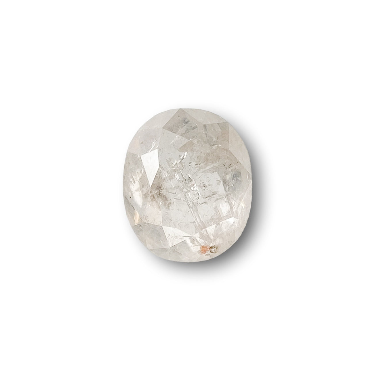 0.97ct | Rustic  Oval Shape Rose Cut Diamond - Modern Rustic Diamond