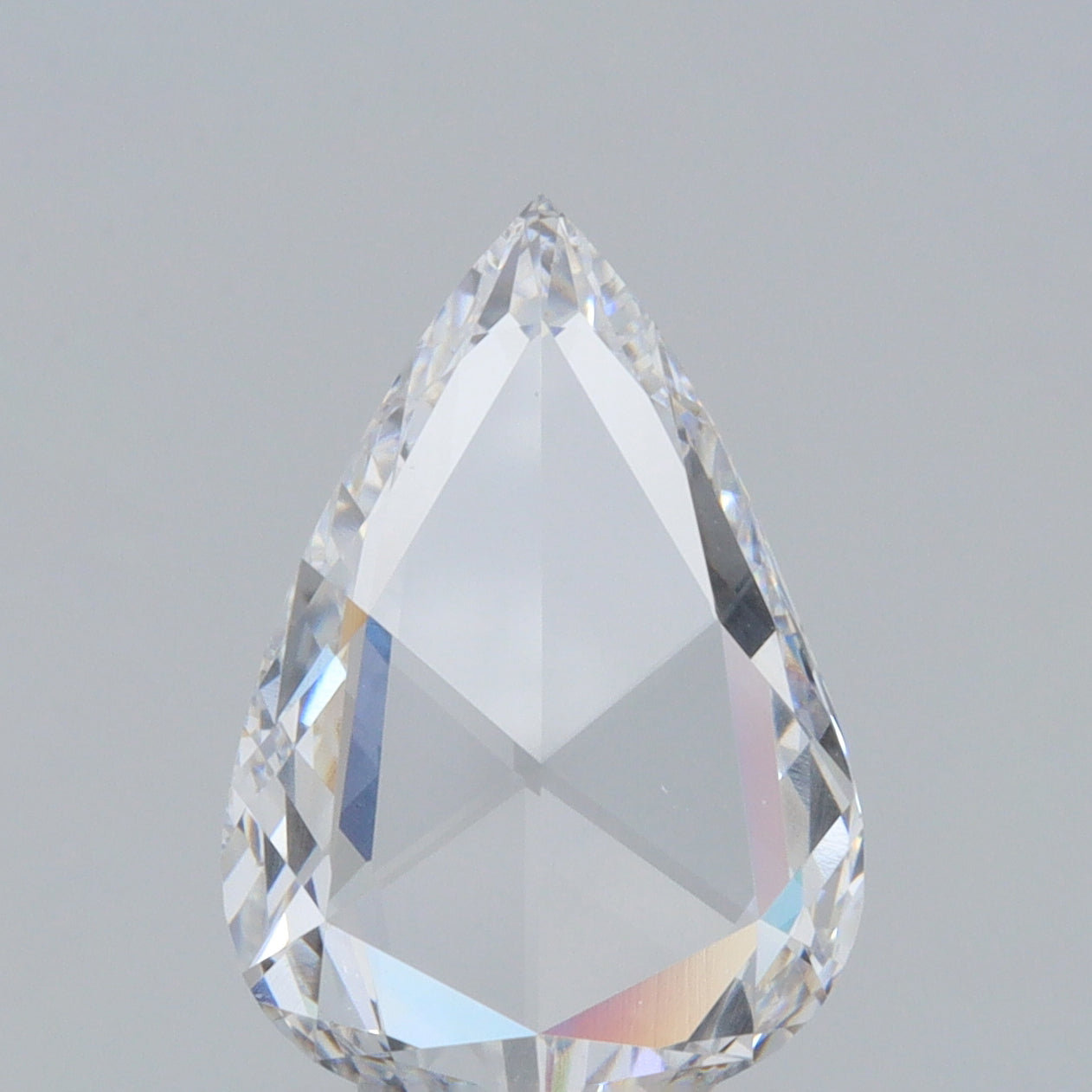 1.02ct | D/VS1 Pear Shape Rose Cut Diamond (GIA) - Modern Rustic Diamond