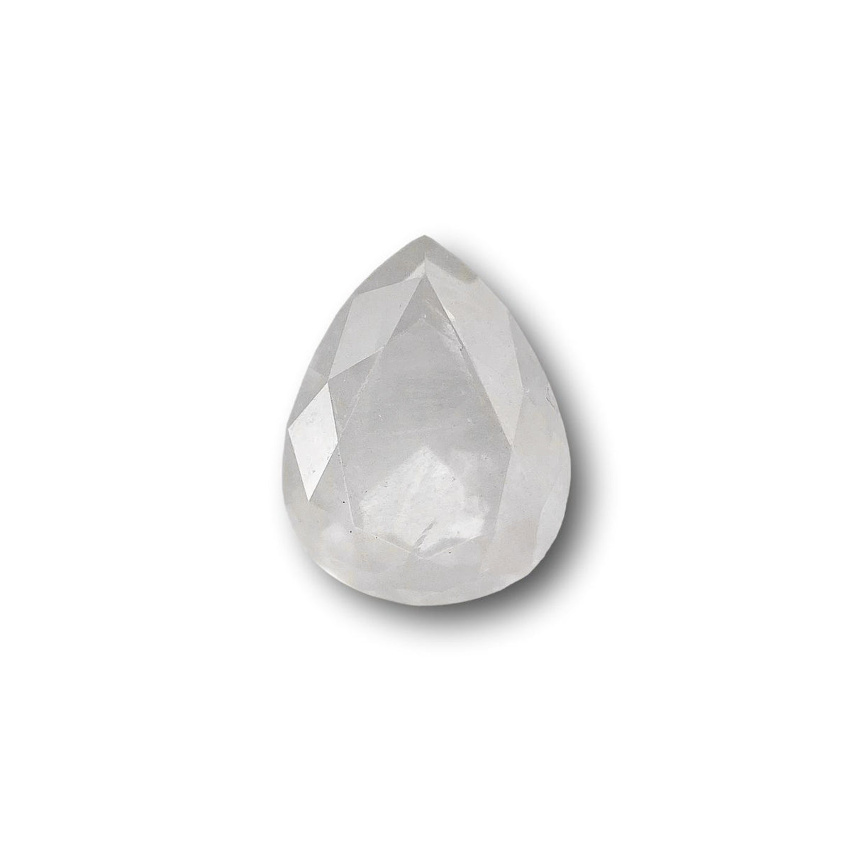 1.37ct | Salt &amp; Pepper Pear Shape Brilliant Cut Diamond - Modern Rustic Diamond