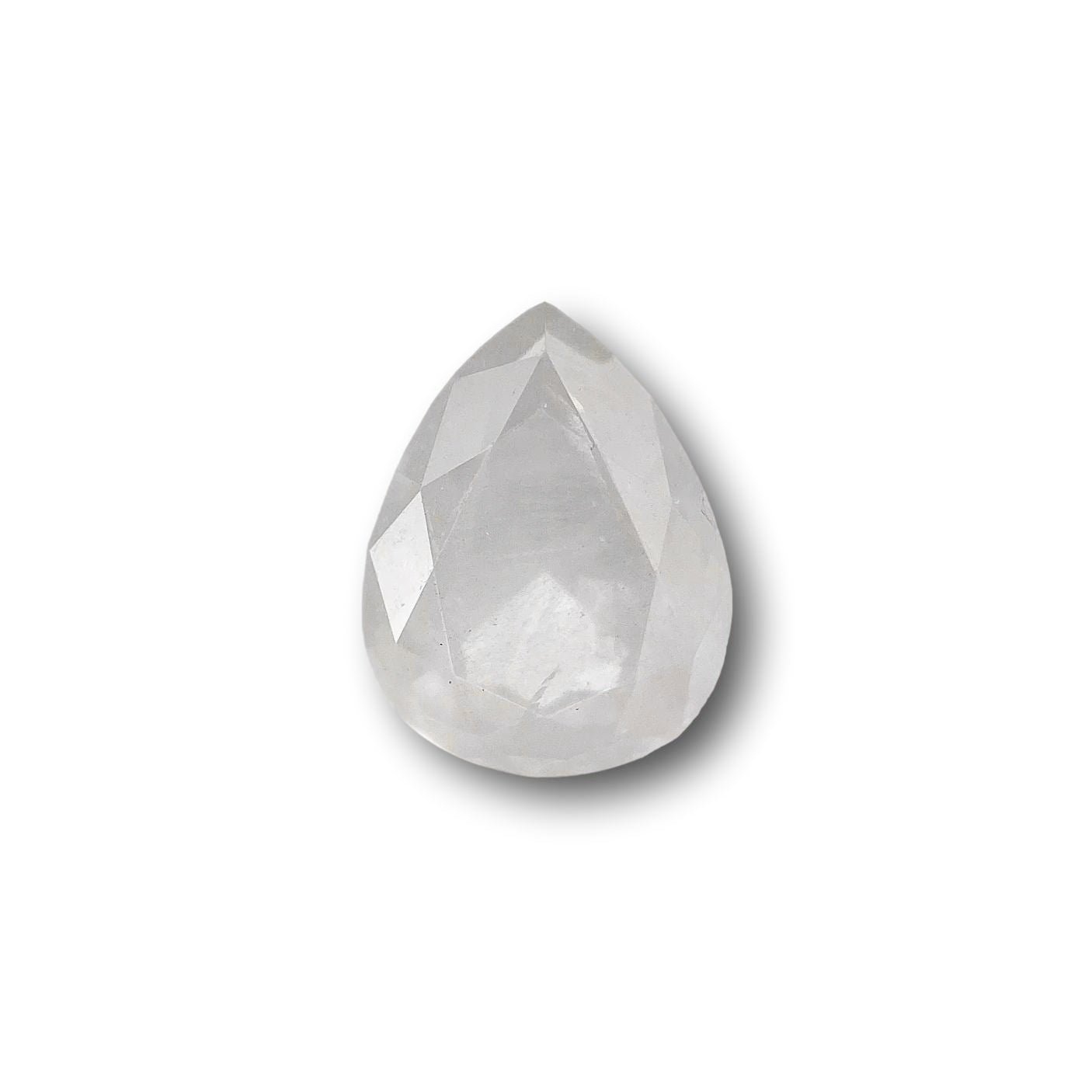 1.37ct | Salt & Pepper Pear Shape Brilliant Cut Diamond - Modern Rustic Diamond