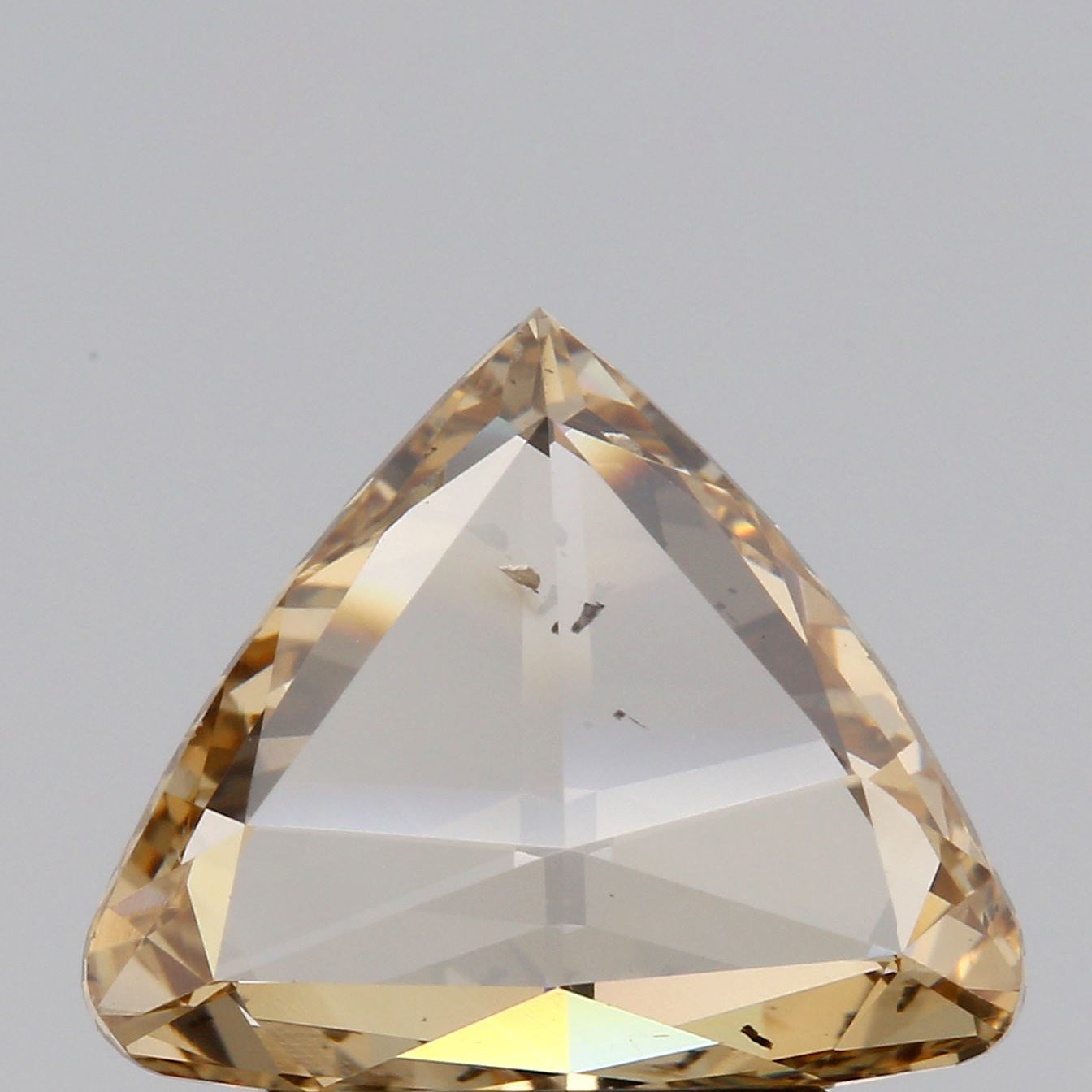 1.40ct | Champagne SI Pear Shape Rose Cut Diamond - Modern Rustic Diamond