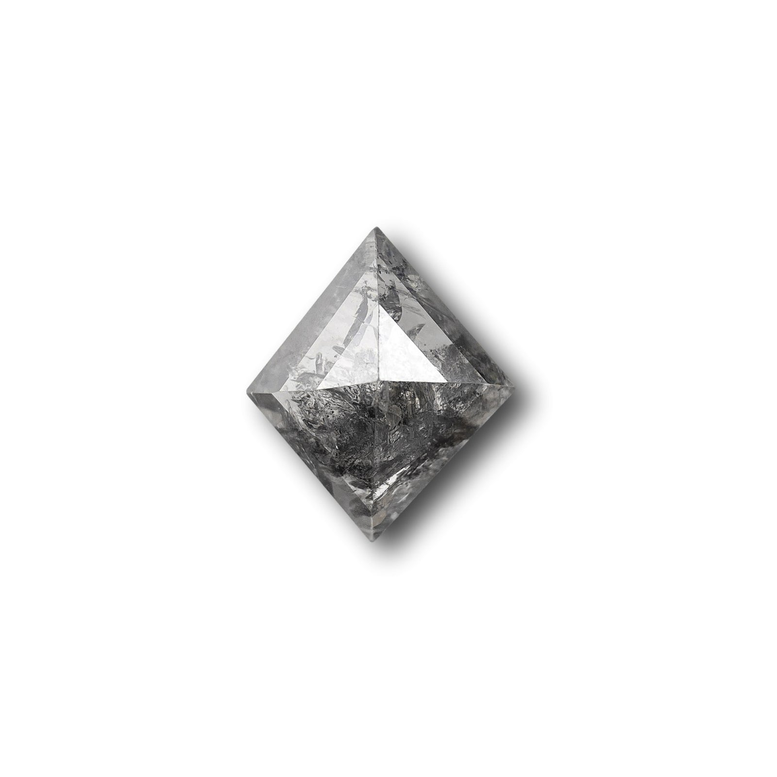 0.80ct | Salt & Pepper Kite Shape Step Cut Diamond - Modern Rustic Diamond
