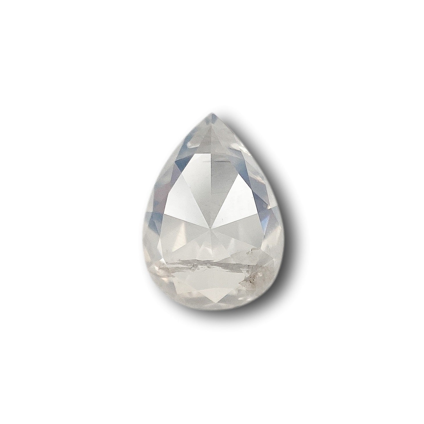 0.78ct | Rustic  Pear Shape Brilliant Cut Diamond - Modern Rustic Diamond