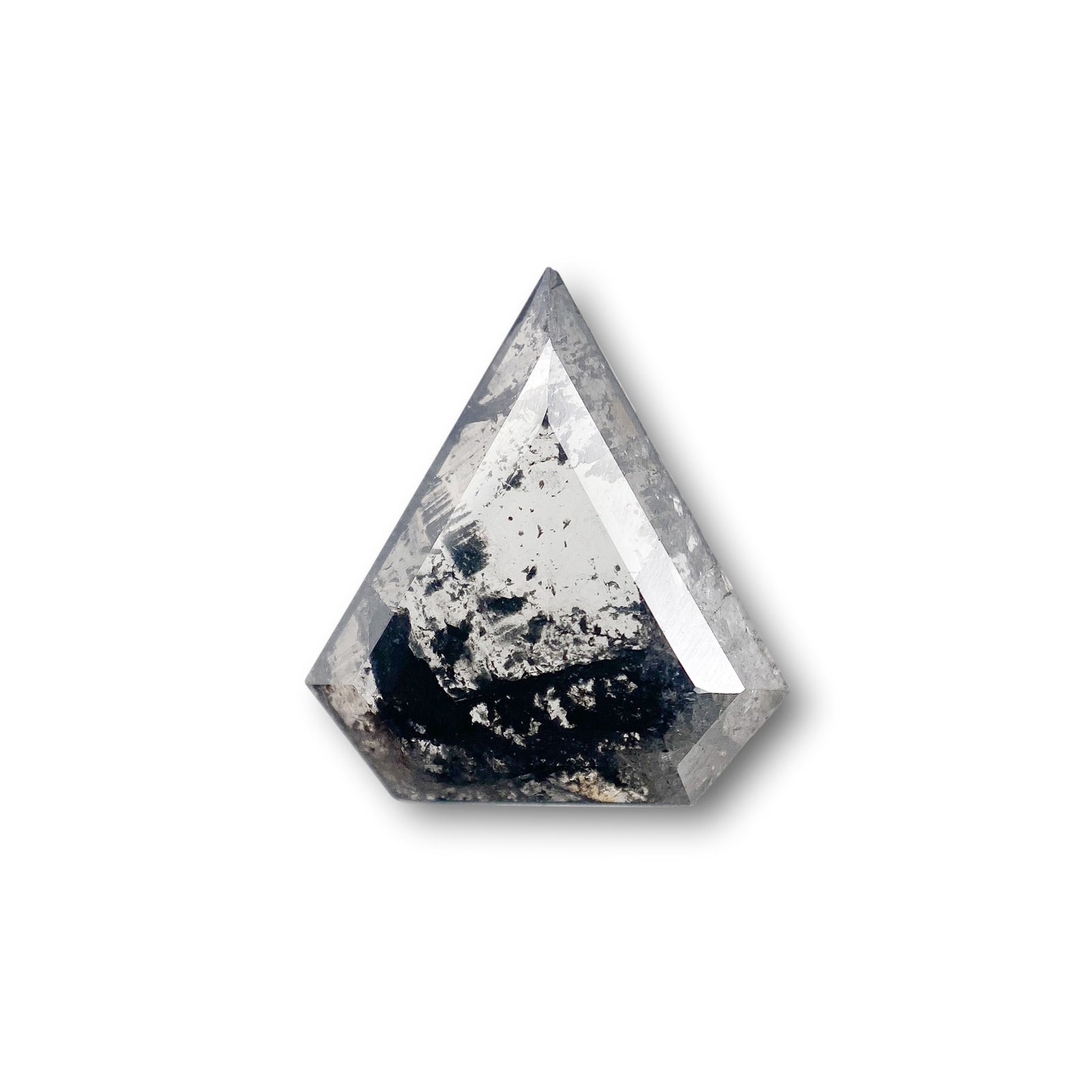 2.90ct | Rustic Shield Shape Rose Cut Diamond - Modern Rustic Diamond