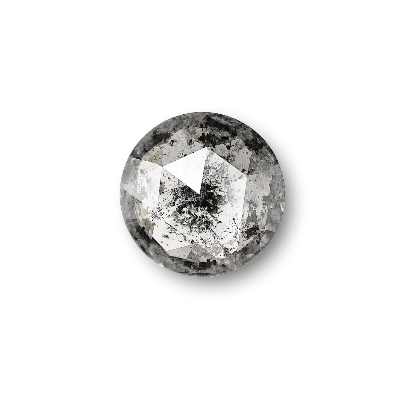 0.96ct | Rustic Round Shape Rose Cut Diamond - Modern Rustic Diamond