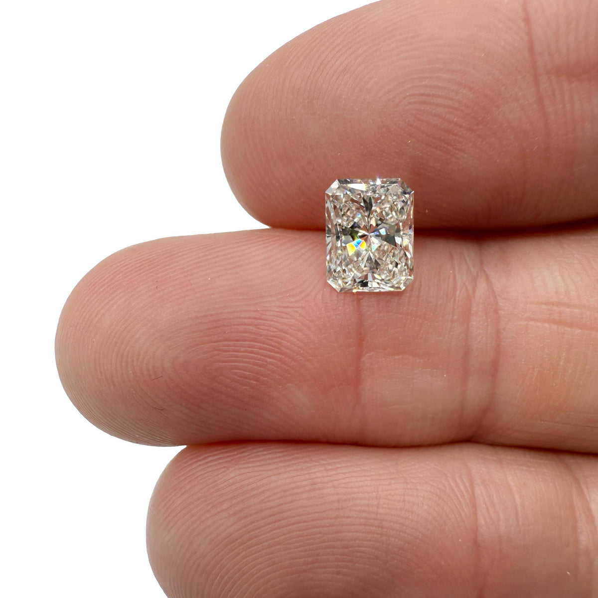 1.40ct | H/VS1 Radiant Shape Brilliant Cut Diamond (GIA) - Modern Rustic Diamond
