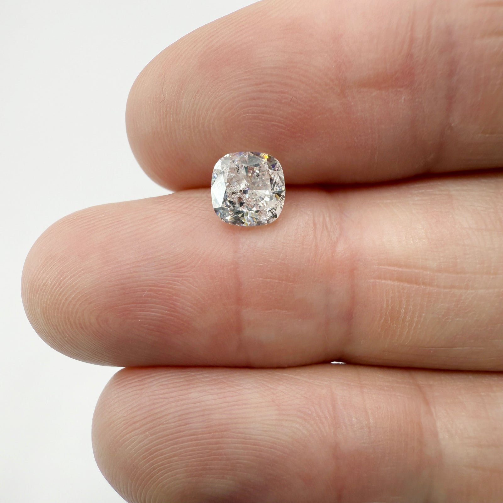1.98ct | E/VS2 Cushion Shape Brilliant Cut Diamond (GIA) - Modern Rustic Diamond