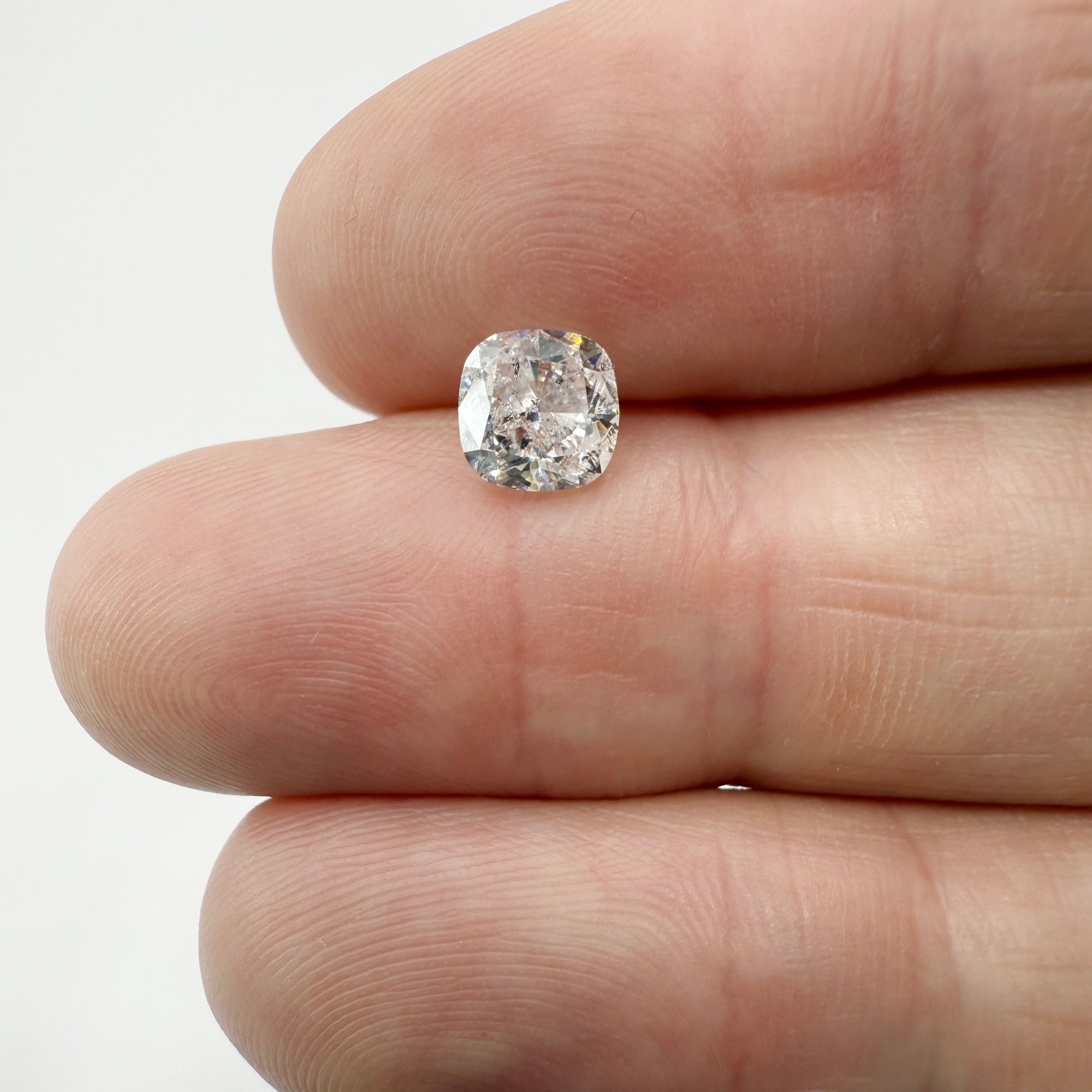 1.98ct | E/VS2 Cushion Shape Brilliant Cut Diamond (GIA) - Modern Rustic Diamond