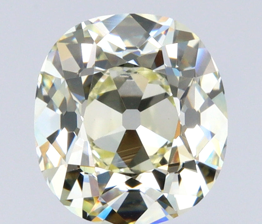 1.00ct | Light Color VVS Cushion Shape Old Mine Cut Diamond - Modern Rustic Diamond