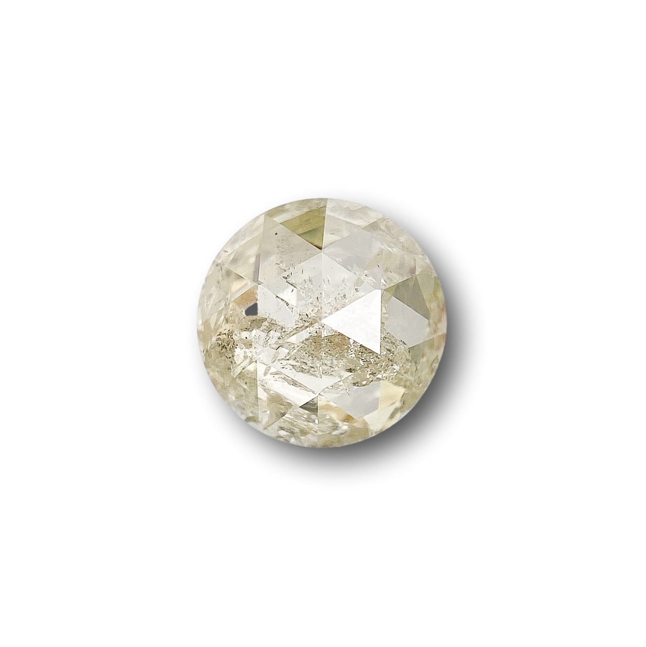 0.62ct | Rustic  Round Shape Rose Cut Diamond - Modern Rustic Diamond