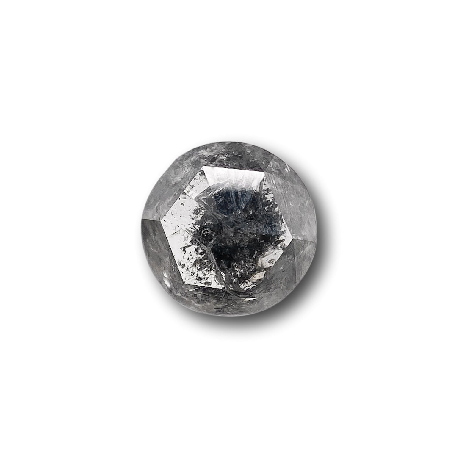 0.69ct | Rustic  Round Shape Rose Cut Diamond - Modern Rustic Diamond
