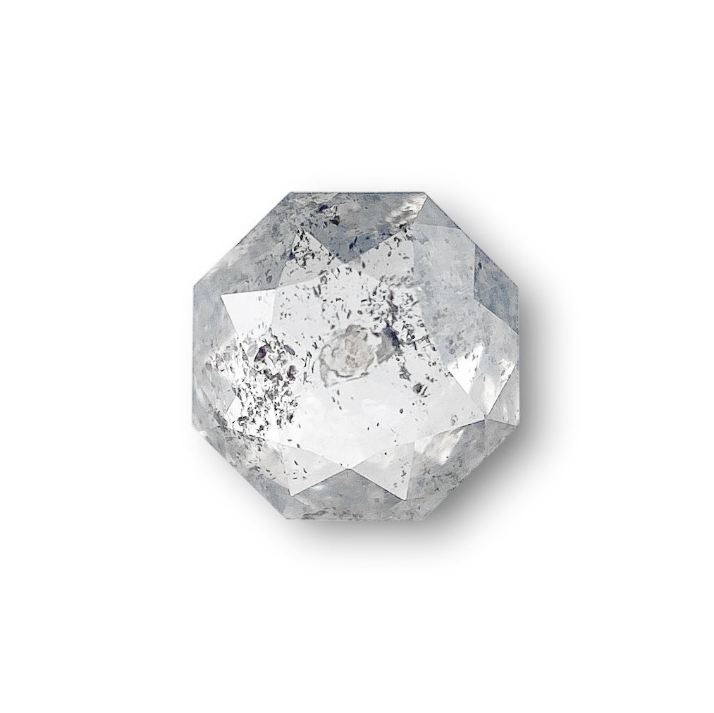 0.67ct | Rustic  Octagonal Shape Step Cut Diamond - Modern Rustic Diamond