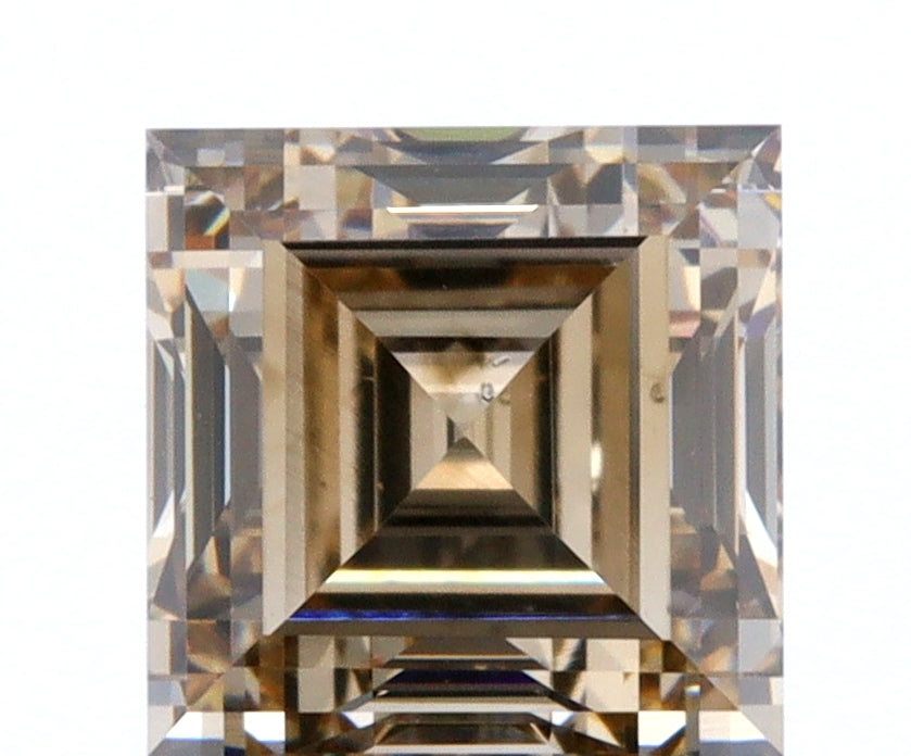 1.01ct | Champagne VS Carre Shape Step Cut Diamond - Modern Rustic Diamond
