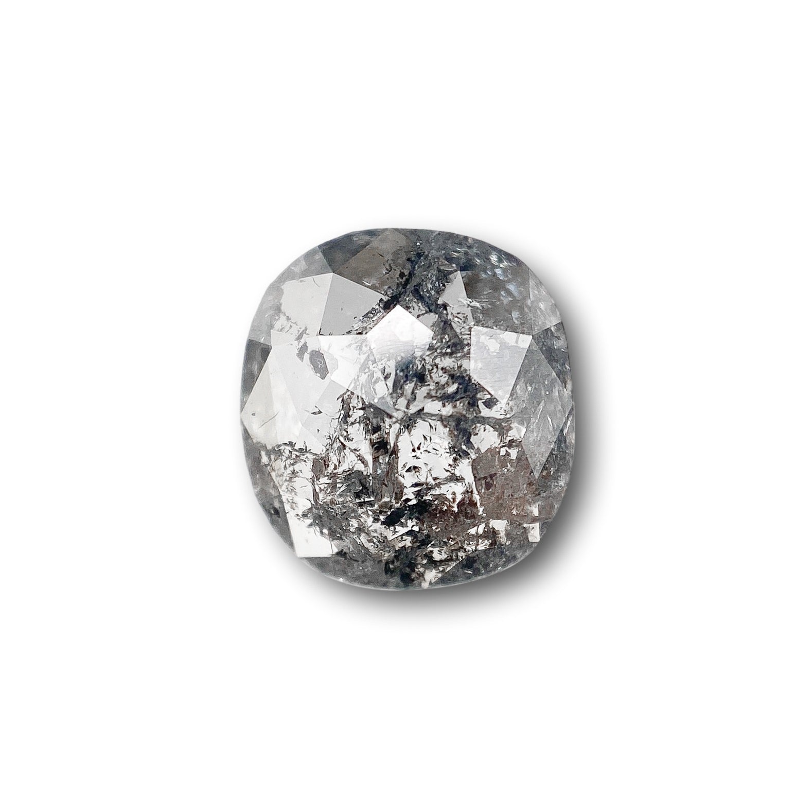 1.08ct | Rustic Cushion Shape Rose Cut Diamond - Modern Rustic Diamond
