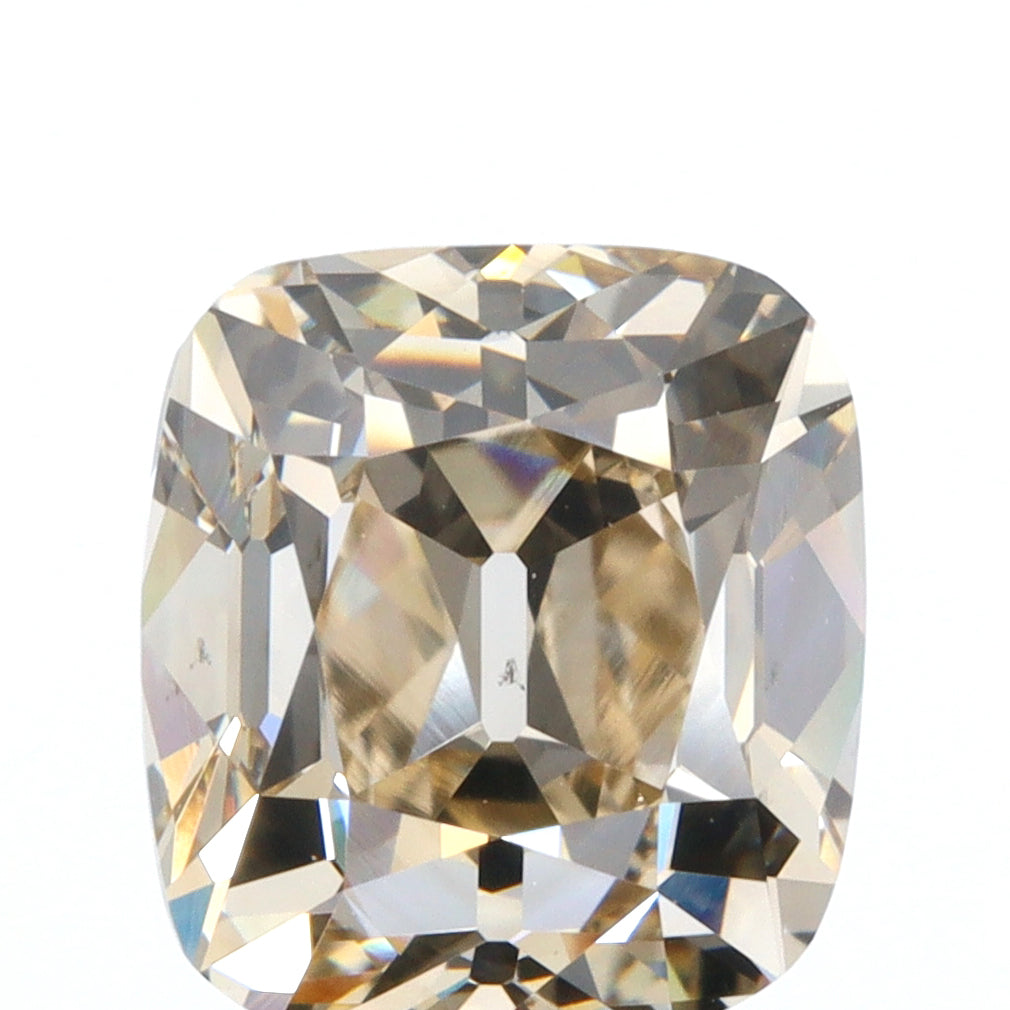 1.76ct | S-T/VS2 Cushion Shape Old Mine Cut Diamond (GIA) - Modern Rustic Diamond