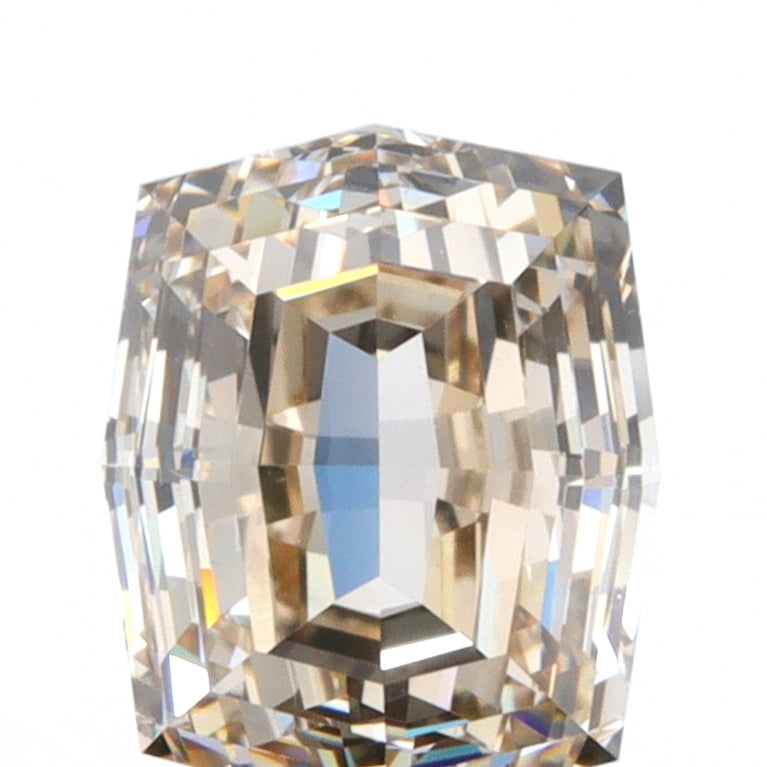0.91ct | Champagne VVS Octagonal Shape Step Cut Diamond - Modern Rustic Diamond