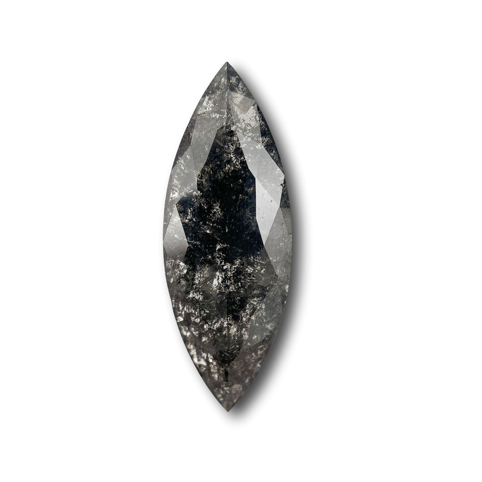 3.10ct | Rustic Marquise Shape Rose Cut Diamond - Modern Rustic Diamond