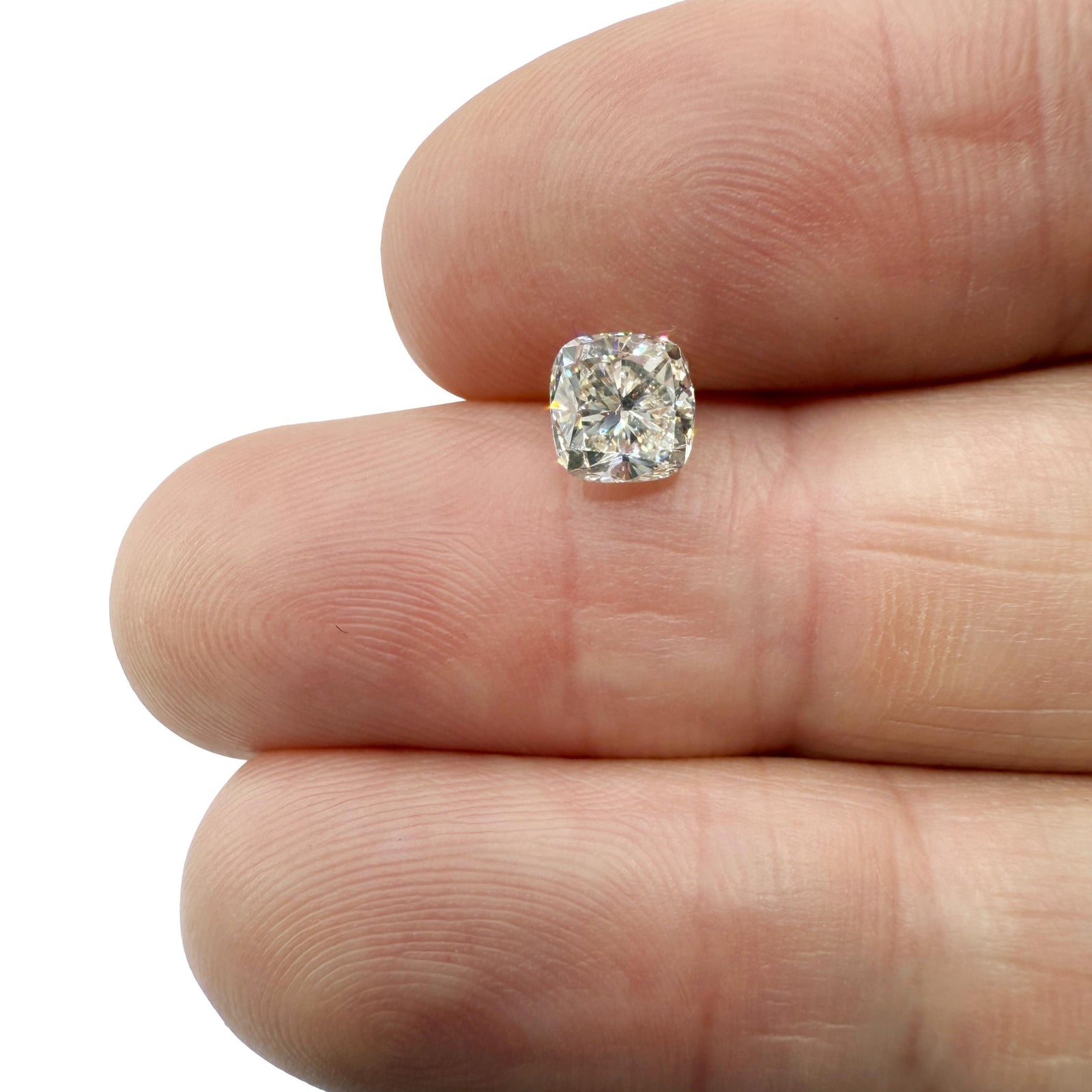 1.20ct | K/SI1 Cushion Shape Brilliant Cut Diamond (GIA) - Modern Rustic Diamond