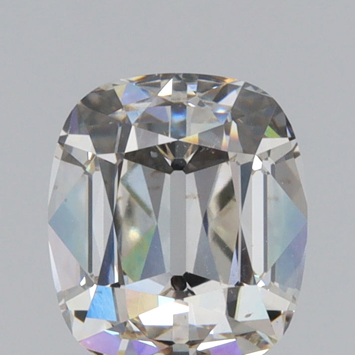 1.74ct | J/SI1 Cushion Shape Old Mine Cut Diamond (GIA) - Modern Rustic Diamond