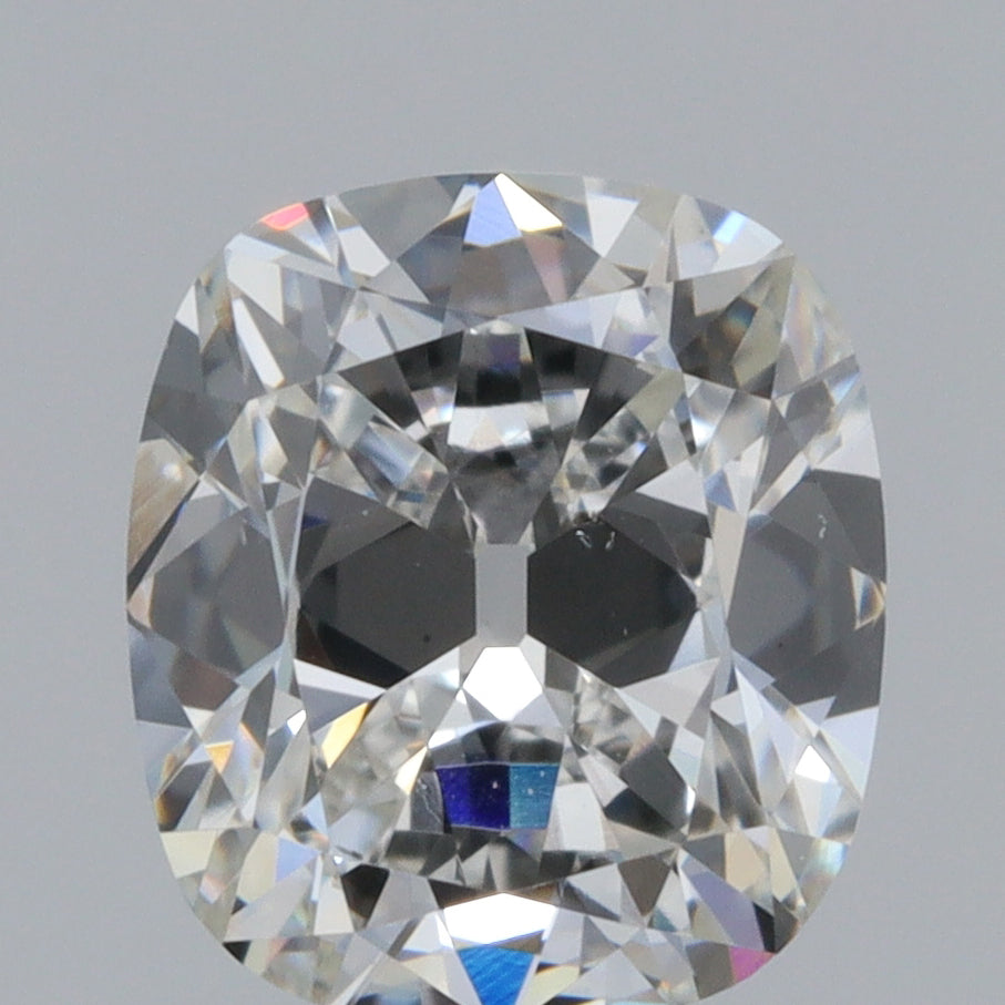0.70ct | E-F/VS Cushion Shape Old Mine Cut Diamond - Modern Rustic Diamond