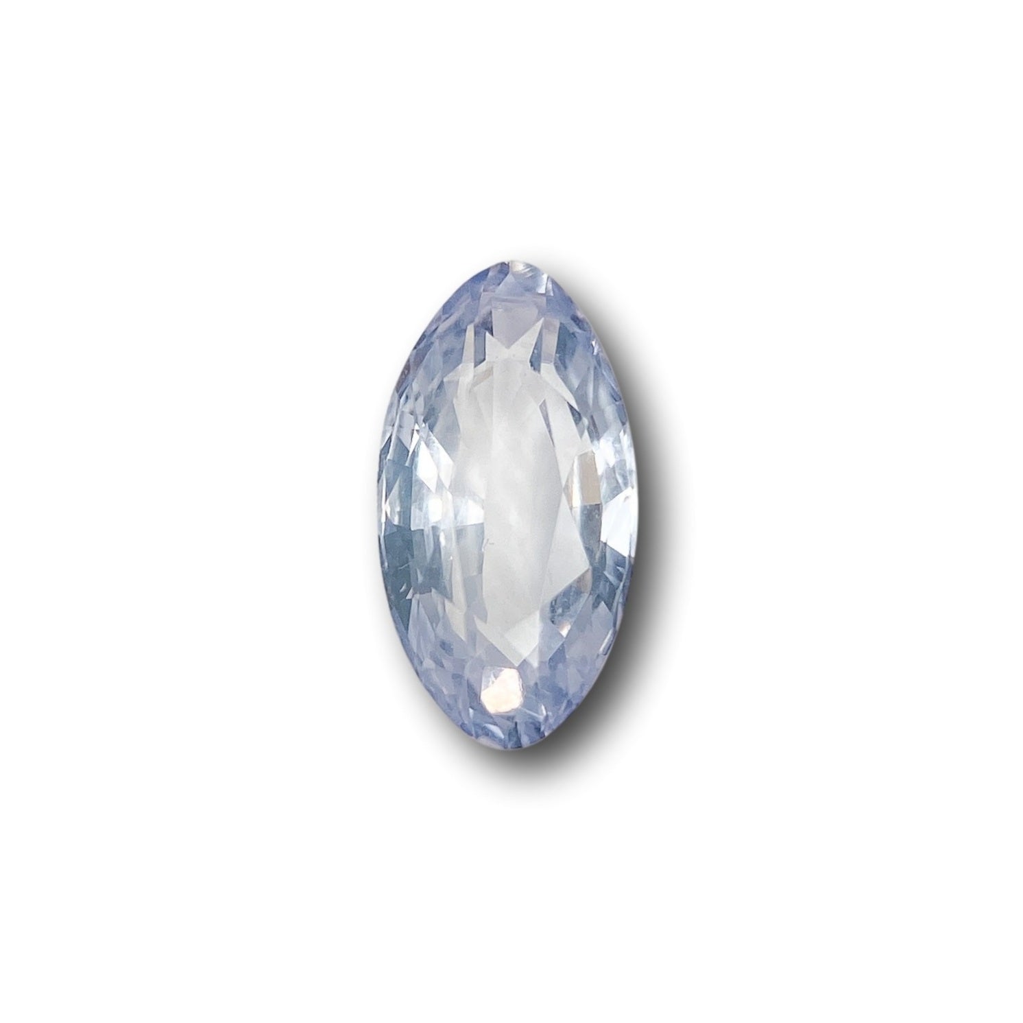 1.77ct | Brilliant Cut Moval Shape Lt. Blue Montana Sapphire-Modern Rustic Diamond