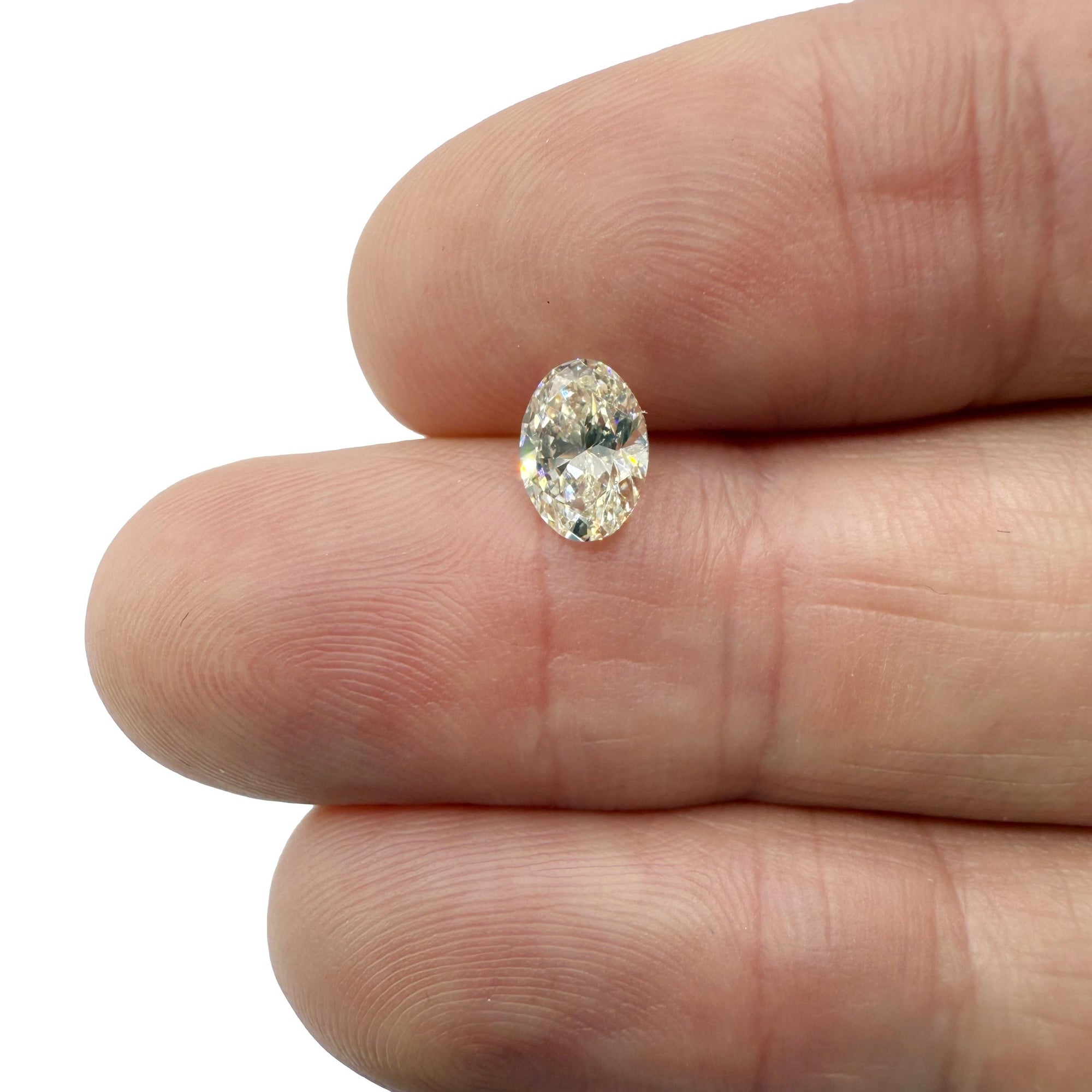 1.50ct | N/VVS2 Oval Shape Brilliant Cut Diamond (GIA) - Modern Rustic Diamond