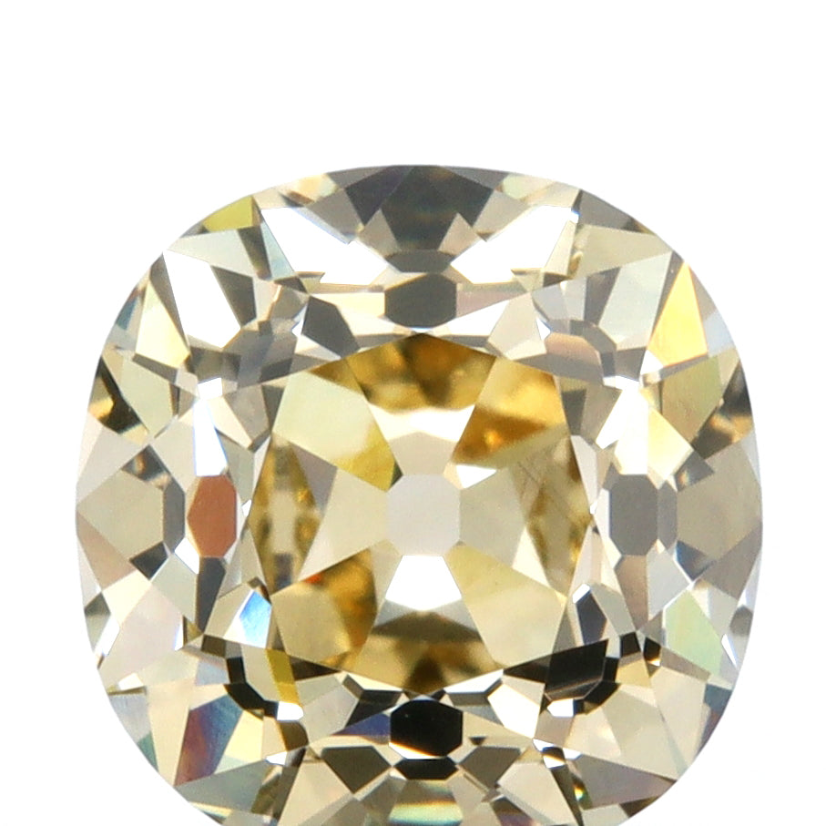1.58ct | Champagne VS1 Cushion Shape Old Mine Cut Diamond (GIA) - Modern Rustic Diamond