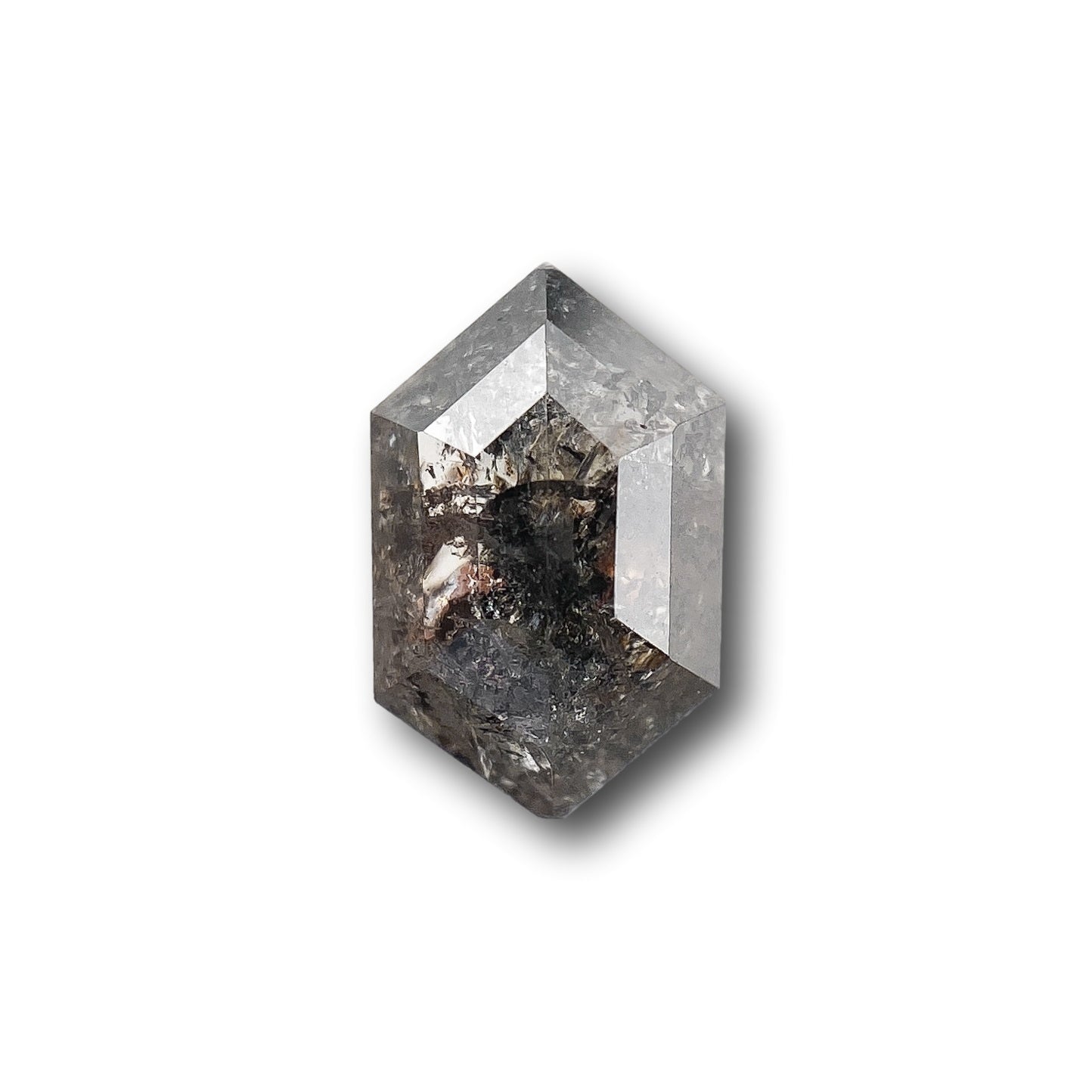 1.07ct | Rustic  Hexagon Shape Step Cut Diamond - Modern Rustic Diamond