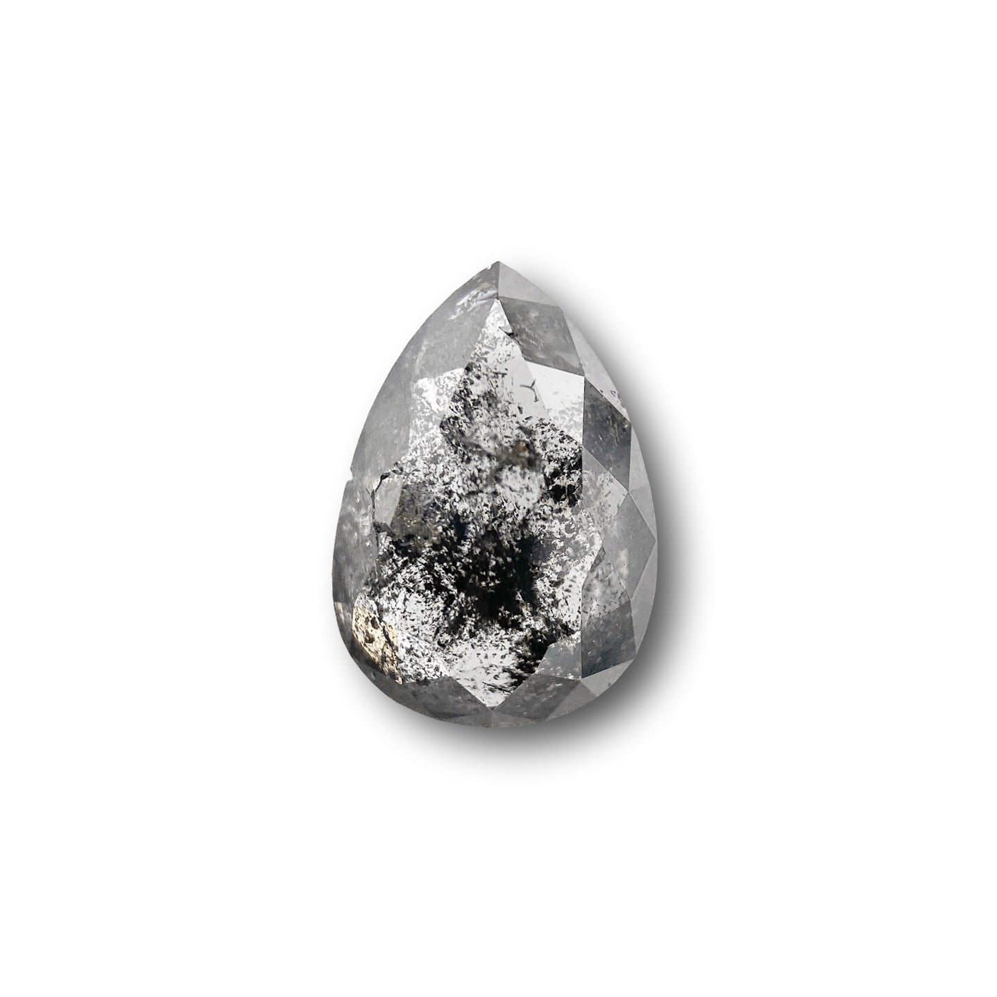 0.92ct | Rustic  Pear Shape Rose Cut Diamond - Modern Rustic Diamond