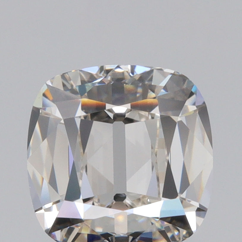 1.57ct | J/VS2 Cushion Shape Old Mine Cut Diamond (GIA) - Modern Rustic Diamond