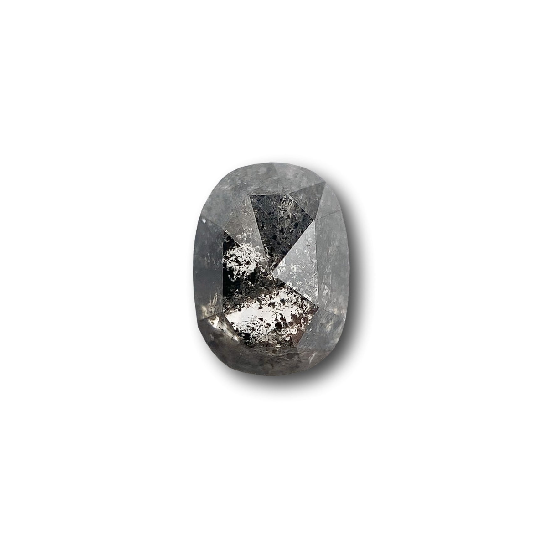 1.22ct | Rustic  Oval Shape Rose Cut Diamond - Modern Rustic Diamond