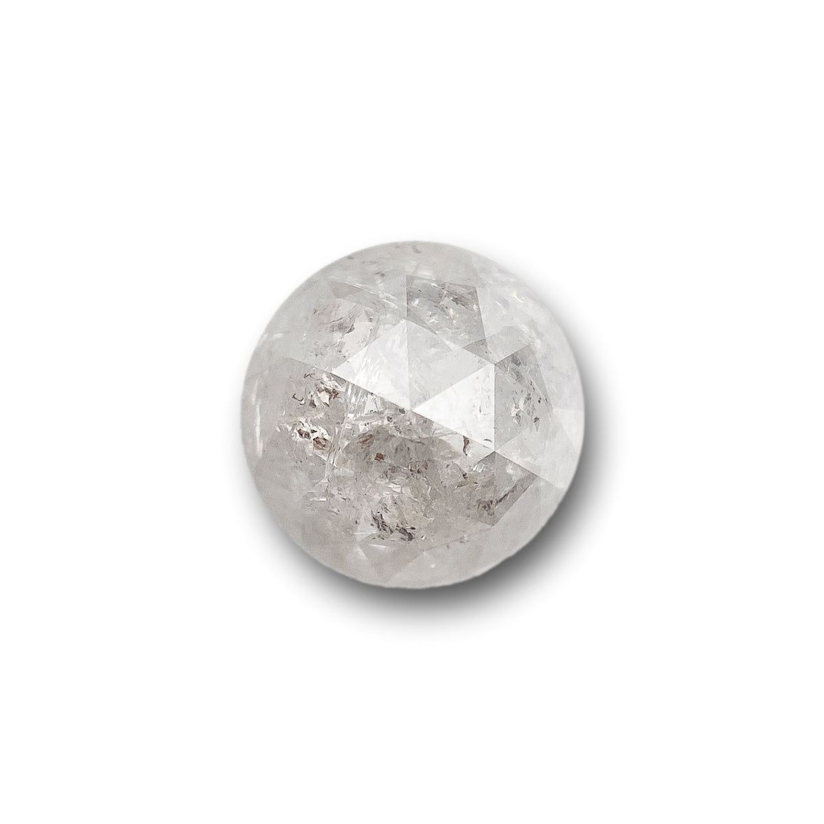 1.39ct | Rustic  Round Shape Rose Cut Diamond - Modern Rustic Diamond