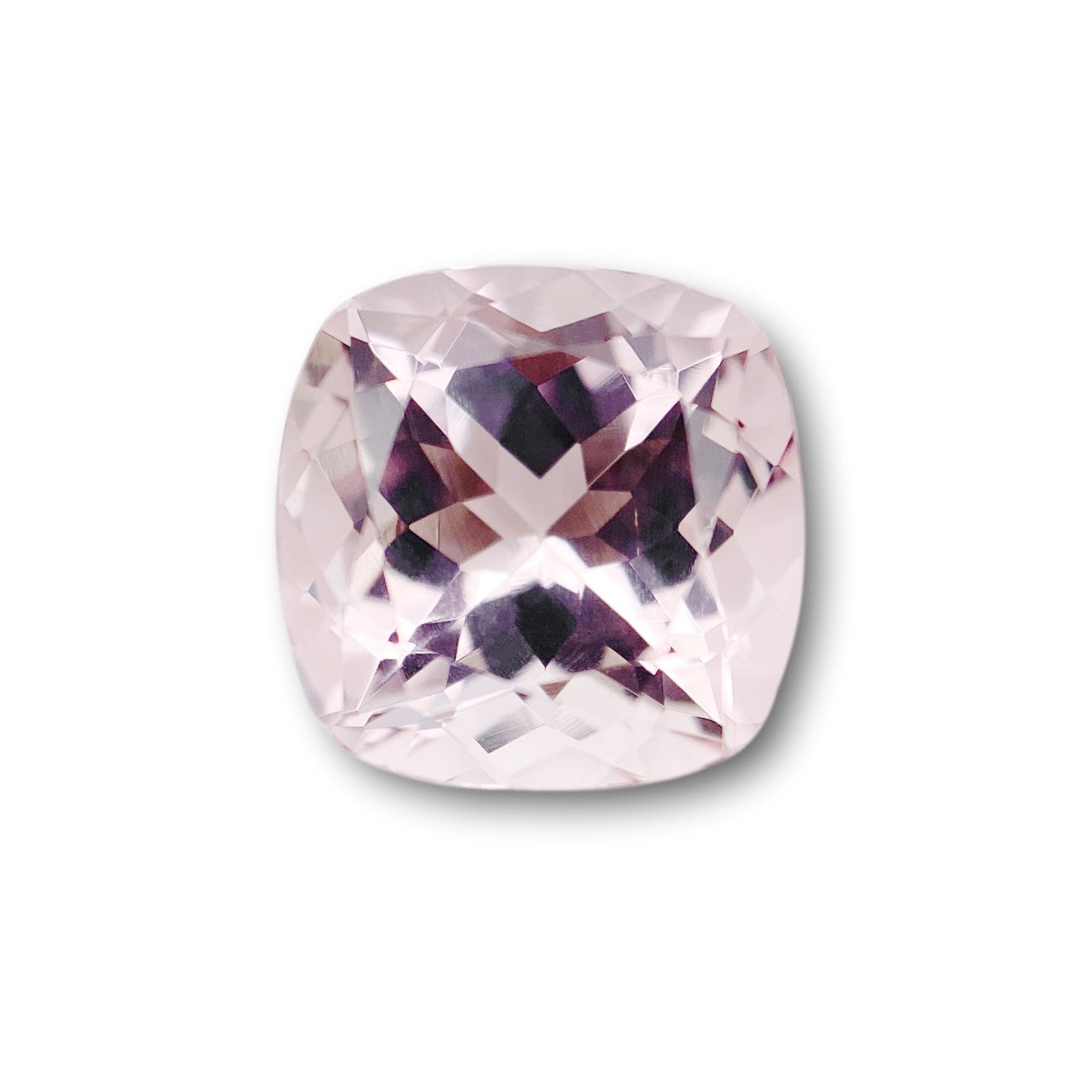 2.41ct |  Cushion Shape  Morganite - Modern Rustic Diamond