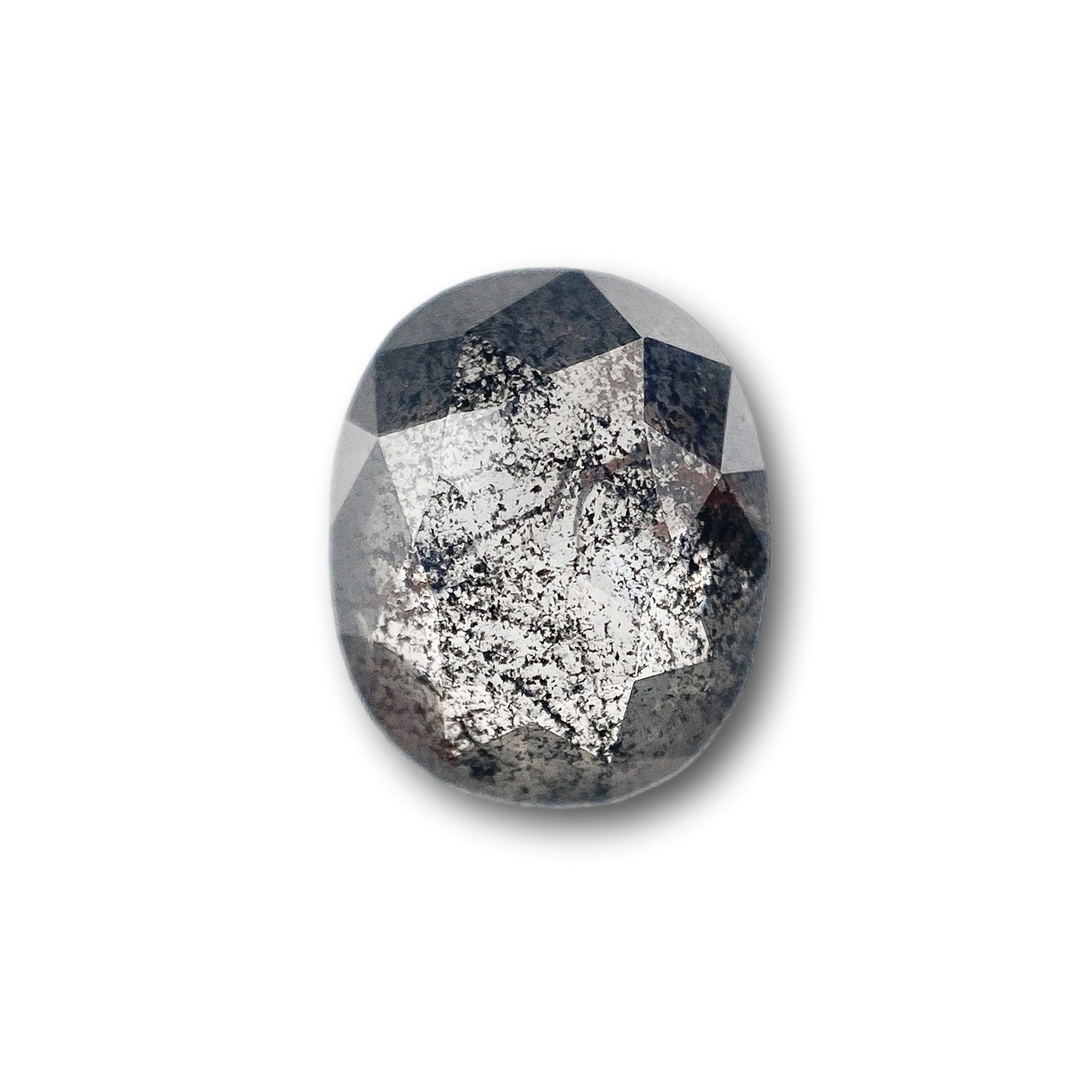 1.39ct | Rustic Oval Shape Rose Cut Diamond - Modern Rustic Diamond