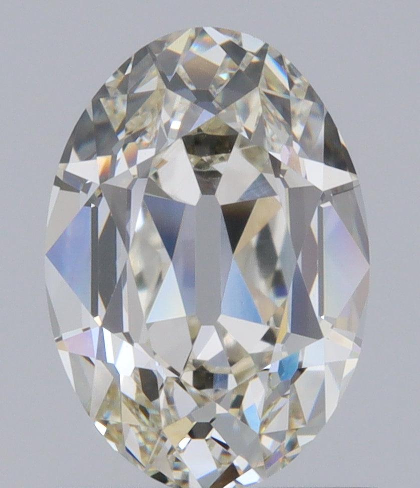 1.50ct | K/VS2 Oval Shape Old Mine Cut Diamond (GIA) - Modern Rustic Diamond
