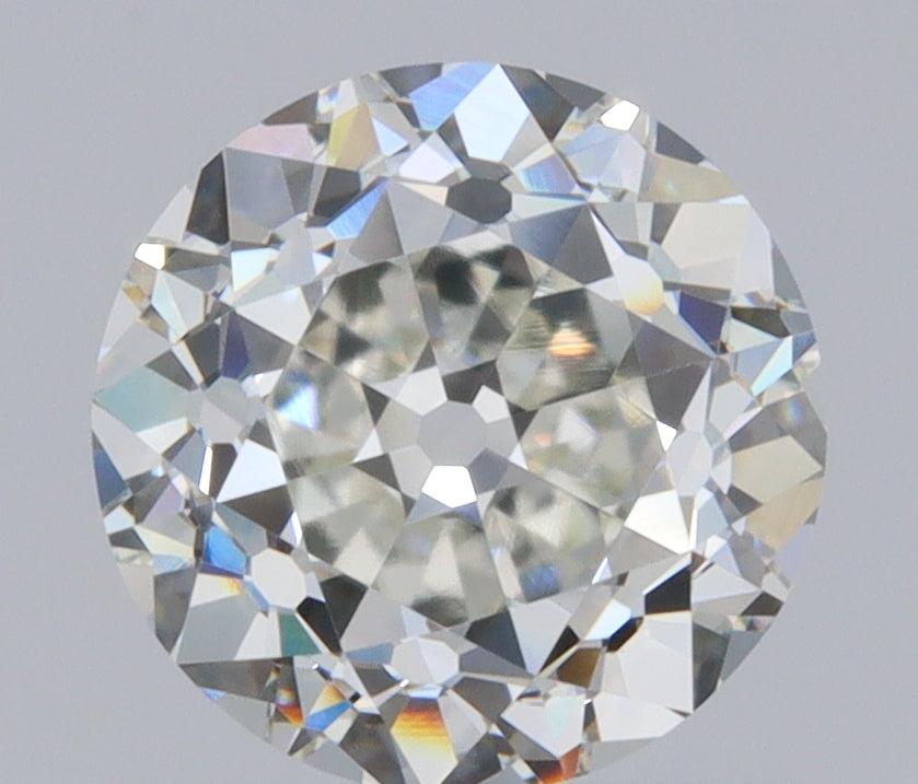 1.09ct | J/VVS1 Round Shape Old European Cut Diamond (GIA) - Modern Rustic Diamond