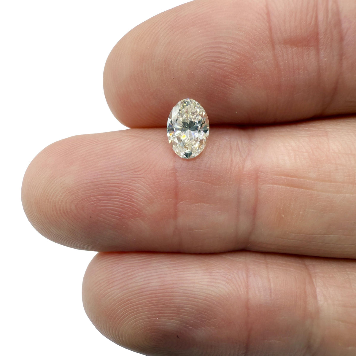 1.30ct | K/VVS2 Oval Shape Brilliant Cut Diamond (GIA) - Modern Rustic Diamond