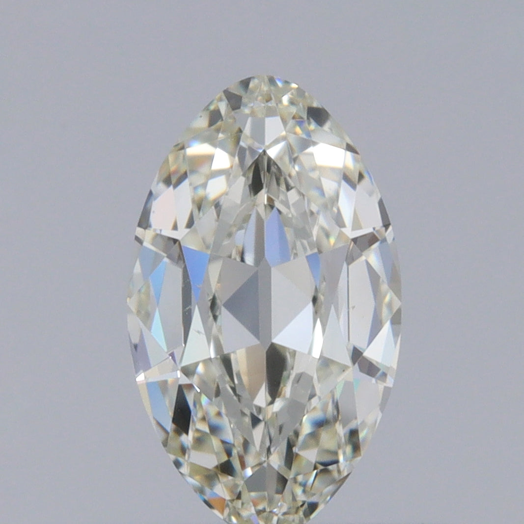 0.61ct | I-J/VVS Oval Shape Old Mine Cut Diamond - Modern Rustic Diamond