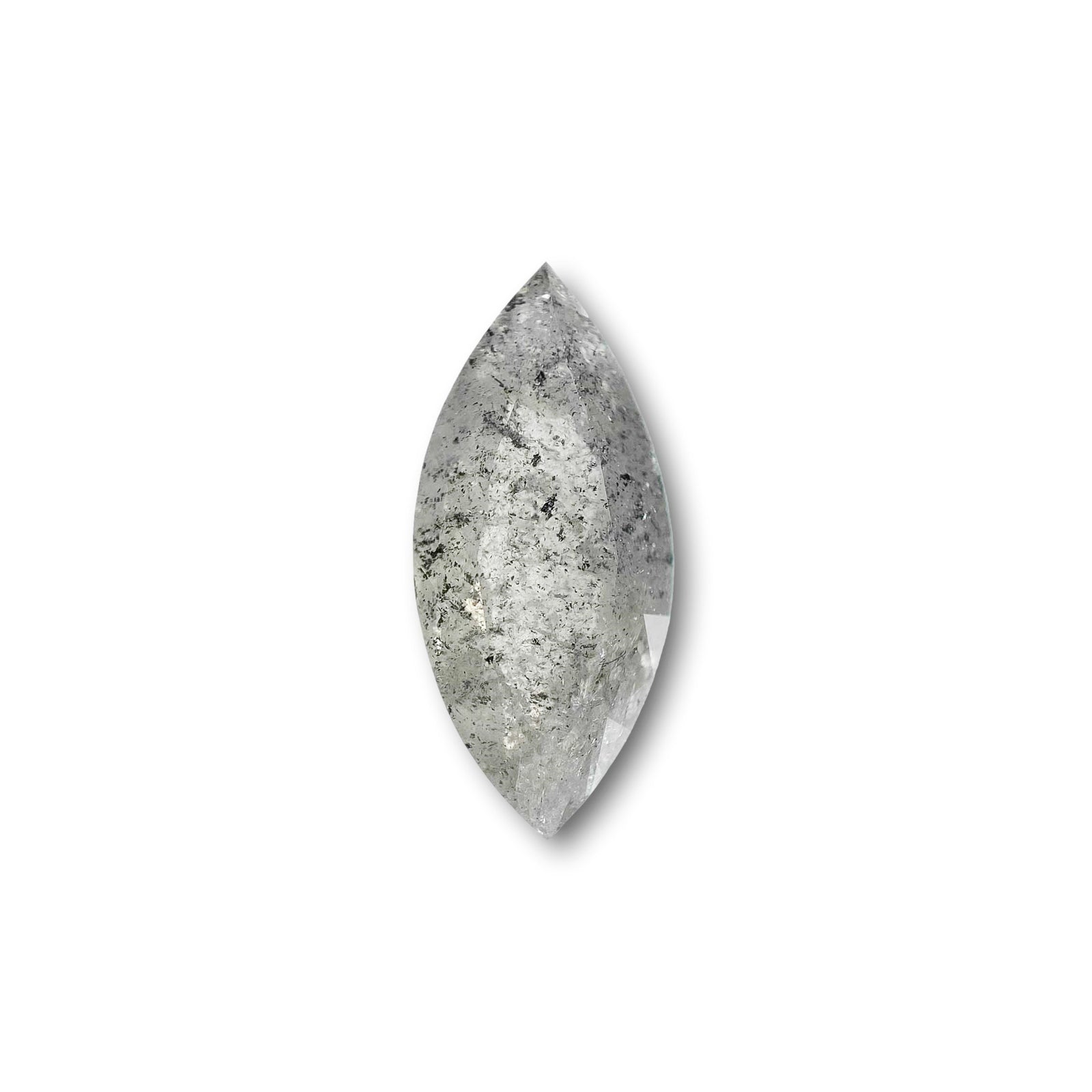 1.83ct | Salt & Pepper Marquise Shape Brilliant Cut Diamond - Modern Rustic Diamond